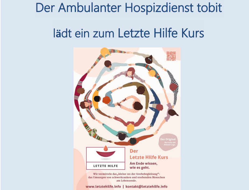 Letzte Hilfe Kurs: Wissen, was am Lebensende wichtig ist
