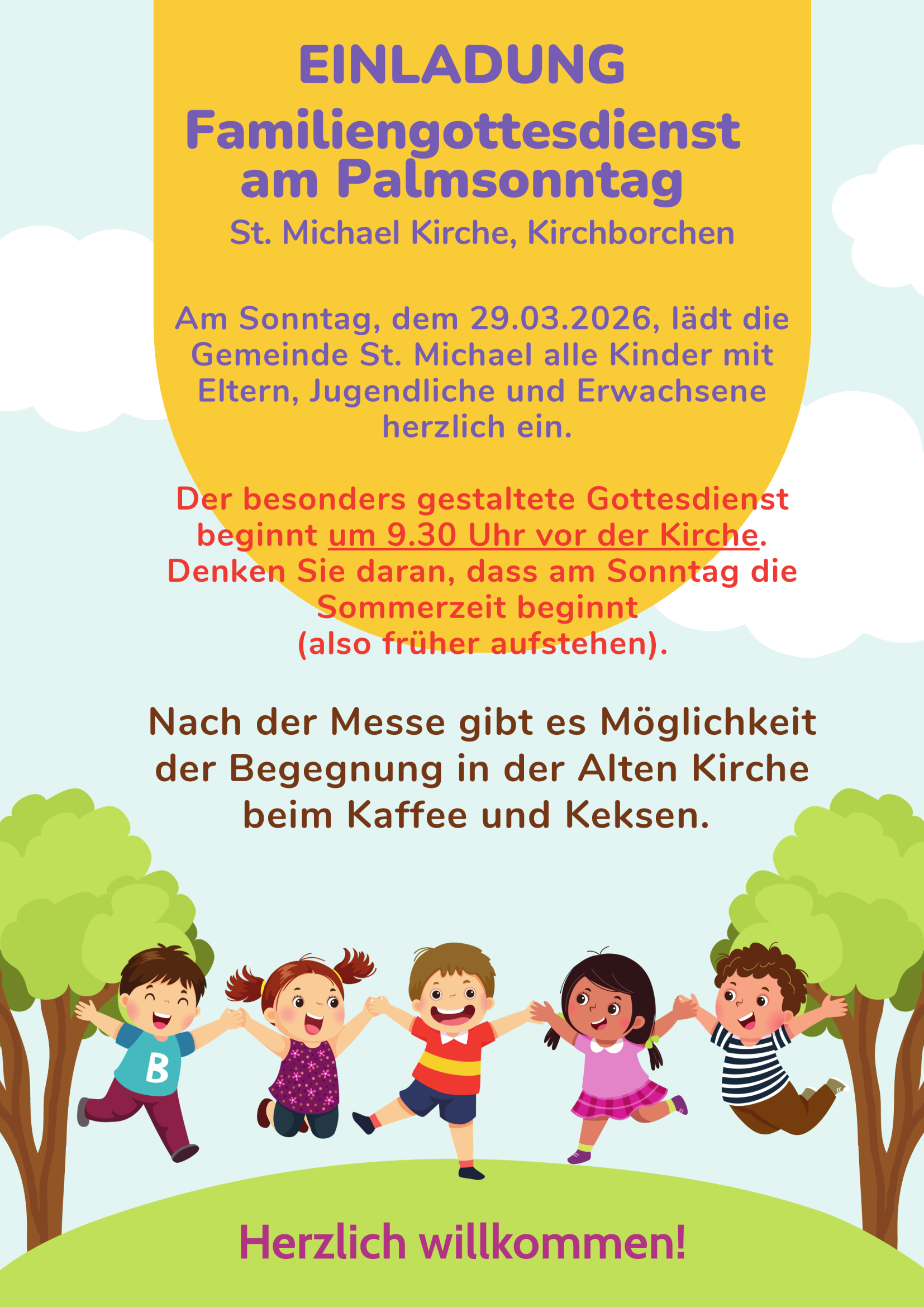 Karwoche und Ostern in Kirchborchen