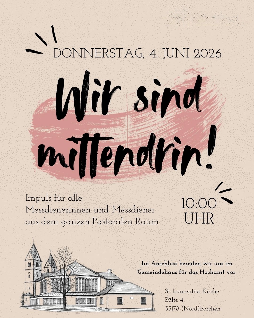 Fronleichnam 2026 – Gemeinsam!