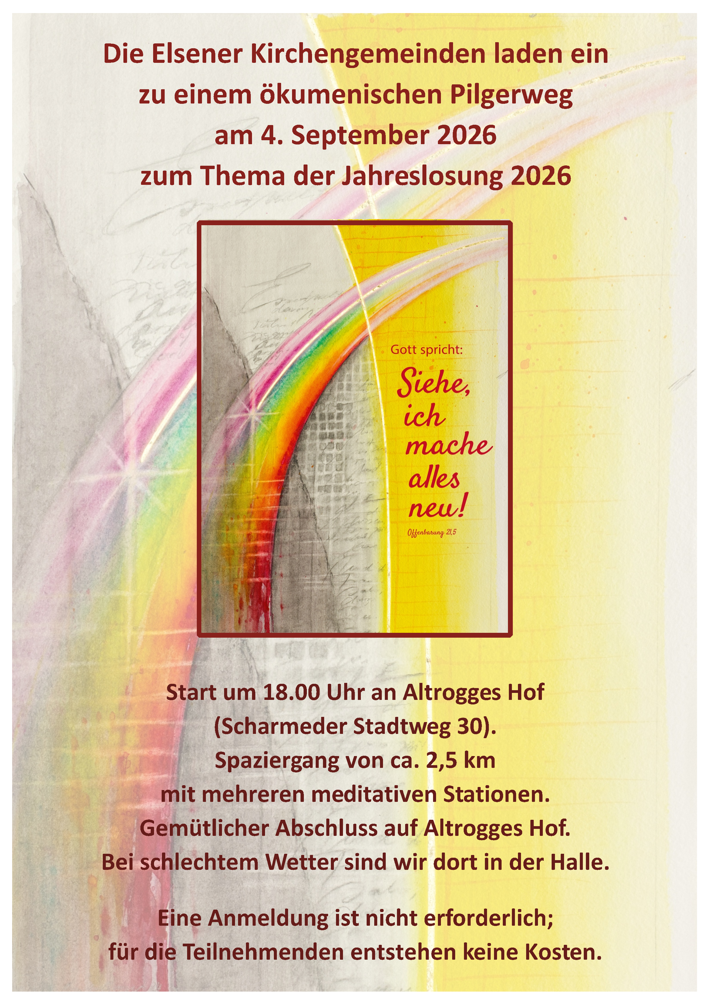 Pilgerweg in Elsen
